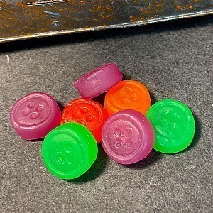 Gummy Buttons