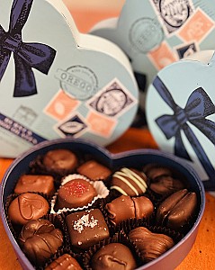 Oregon Heart Chocolate Box