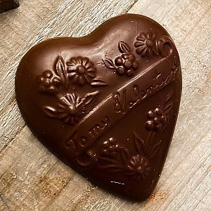 Dark Chocolate To My Valentine Heart